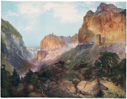 moran wagon train waterfall